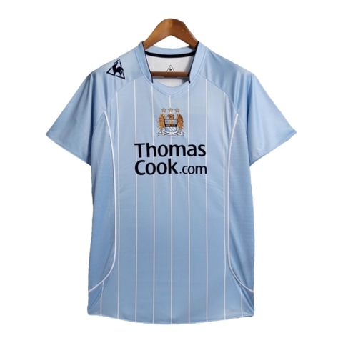 Camisa Retrô Manchester United I 07/08 - Masculina - Azul com detalhes em branco - comprar online