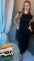 (162) Vestido ribana - Modinha Chik Atacado
