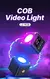 Luz de vídeo Ulanzi L2 RGB Mini COB 360 °