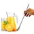 Colher Bailarina Para Suco/Drinks Em Aço Inox