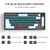 Teclado mecânico para jogos MageGee 75% com controle de botão - loja online