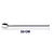 Colher Bailarina Para Suco/Drinks Em Aço Inox - ARCSTORE