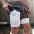 Shorts Esportivos FlexPro 2 em 1 - Secagem rápida na internet