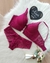 Imagem do Conjunto Sutiã Cropped Reforçado de Espuma e com Calcinha Fio Renda