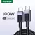 UGREEN USB C para USB Tipo C 100W Carregamento rápido para Macbook iPhone 15 Sa - PNShop