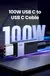 UGREEN USB C para USB Tipo C 100W Carregamento rápido para Macbook iPhone 15 Sa na internet