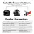 Ejeas v6 pro bluetooth fone de ouvido intercomunicador 850mah - Orbit Tech