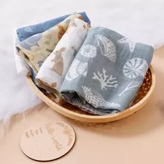 Lenços Multiuso Algodão Natural - comprar online