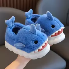 Pantufa Tubarão Fofo – Antiderrapante