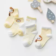 Kit Meias de Algodão Infantil