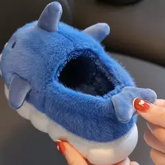 Pantufa Tubarão Fofo – Antiderrapante