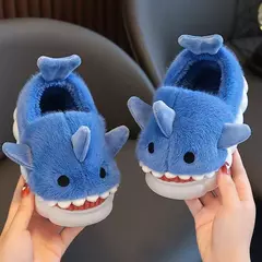 Pantufa Tubarão Fofo – Antiderrapante - Bem de Colo