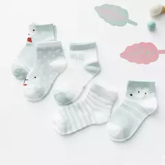 Kit Meias de Algodão Infantil