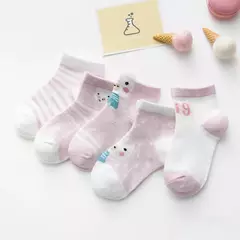 Kit Meias de Algodão Infantil
