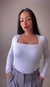 Body Gola Quadrada - GlamourStore Moda Feminina