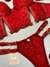 Conjunto Premium Corações Vermelho - D´Lunna Lingerie