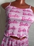 Baby doll Virgínia estampa - comprar online