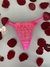 Calcinha modelo borboleta coração personalizável