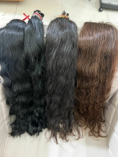 Cabelo Castanho Claro Ondulado – 100% Humano Brasileiro - comprar online