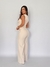 Conjunto Verônica em alfaiataria calça e colete cor off White na internet