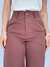 Calça pantalona em alfaiataria cor marron - loja online