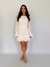 Vestido boho cor branco - comprar online