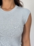 Blusa básica cor azul - LE DIVINE