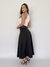 Saia midi lisa cor preto - LE DIVINE