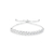 PULSEIRA SHAMBALA TRANÇADA COM ZIRCÔNIAS PRATA LISA - comprar online