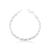 PULSEIRA TRANÇADA EM PRATA LISA - comprar online