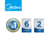 Aire Acondicionado Midea Central 60000 BTU, SEER 10, 220v, 1ph, R-410A, MOV-60CN1-N-CO - tienda en línea