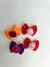 Laço Borboleta com Flor de EVA/ Cartela com 30 unidades - loja online