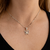 Dije Mariposa Multicolor + Cadena en Plata .925 - tienda en línea