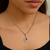 Dije De Corona Con Circonias + Cadena en Plata .925 - comprar en línea