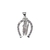 Dije San Benito Con Circonia + Cadena en Plata .925
