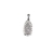 Dije Virgen De Guadalupe Corazones + Cadena en Plata .925 - comprar en línea