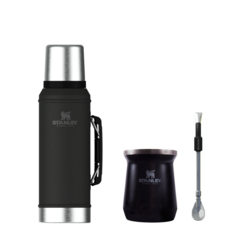 Combo Stanley: Termo 950 ml + Mate 236 ml + Bombilla Spoon - Termo Nativo