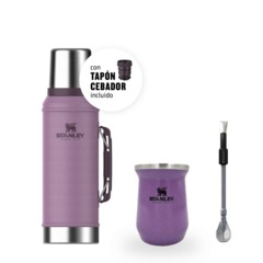 Combo Stanley: Termo 950 ml + Mate 236 ml + Bombilla Spoon - Termo Nativo