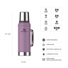 Combo Stanley: Termo 950 ml + Mate 236 ml + Bombilla Spoon - tienda online