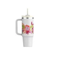 Vaso Térmico Stanley Quencher H2.0 FlowState(TM) Tropic | 887 ml - Termo Nativo