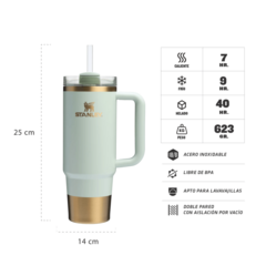 Vaso Stanley Quencher Gilded | 887 ml - tienda online
