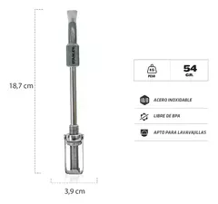 Bombilla Stanley Mate Straw Classic con Control de Flujo - La Experiencia Perfecta para Amantes del Mate - Termo Nativo