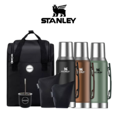 Set Matero Patagonia Premium + Termo Stanley 1.2L + Mochila Impermeable + Estuches Ecocuero + Bombilla y Mate en internet