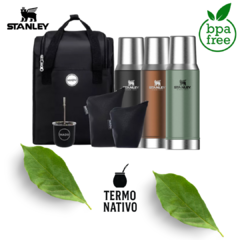 Set Matero Patagonia Premium + Termo Stanley 800 + Mochila Impermeable + Estuches Ecocuero + Bombilla y Mate - comprar online