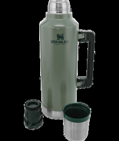 Termo Stanley Clásico 2.3 Litros – Acero Inoxidable, 48h de Conservación, Libre de BPA