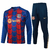 Conjunto Agasalho Treino Barcelona 24/25 - Azul e Vermelho