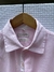 Camisa Social Rosa Listrada – Fatto a Mano - Efeito Desapego