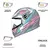 Capacete Classic Ff358 Xdron Rosa/Azul Ls2 Fechado - Imperador Moto Peças