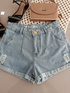 Shorts jeans sem cinto - comprar online