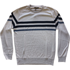 Sweater rayado marrón 01 SCH beige